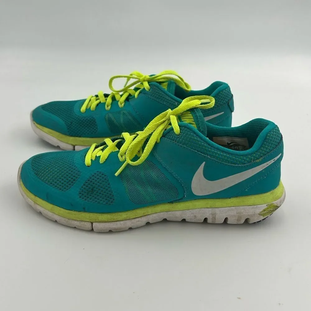 Nike Flex 2014 Running Athletic Shoes Tribe Green Volt